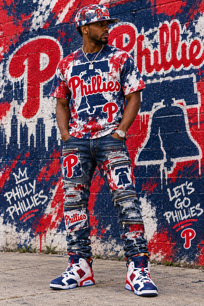 *PHILADELPHIA PHILLIES* Snapback hats by Mitchell & Ness (Pro Pinch Fit)
