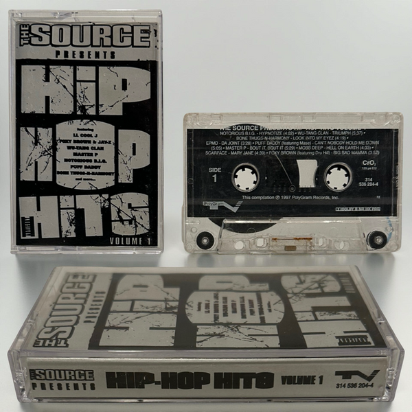 •HIP HOP HITS - THE SOURCE PRESENTS• ~1997 OG PRESSING~ (CASSETTE TAPE)