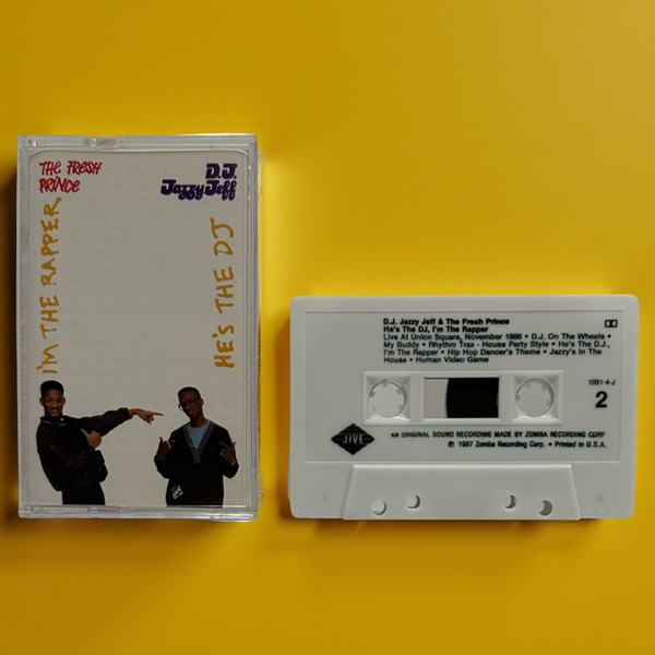 •D.J. JAZZY JEFF & THE FRESH PRINCE - HE’S THE DJ, I’M THE RAPPER• ~1988 OG PRESSING~ (CASSETTE TAPE) (3)