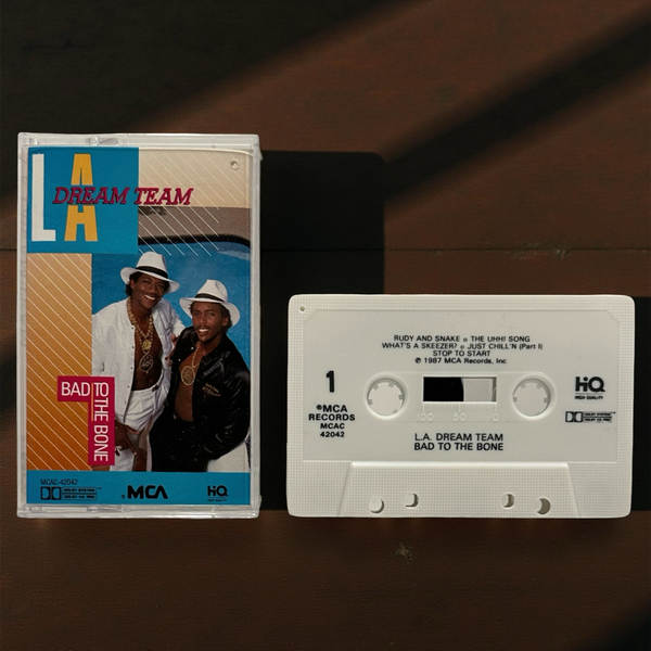 •L.A. DREAM TEAM - BAD TO THE BONE• ~1987 OG PRESSING~ (CASSETTE TAPE)