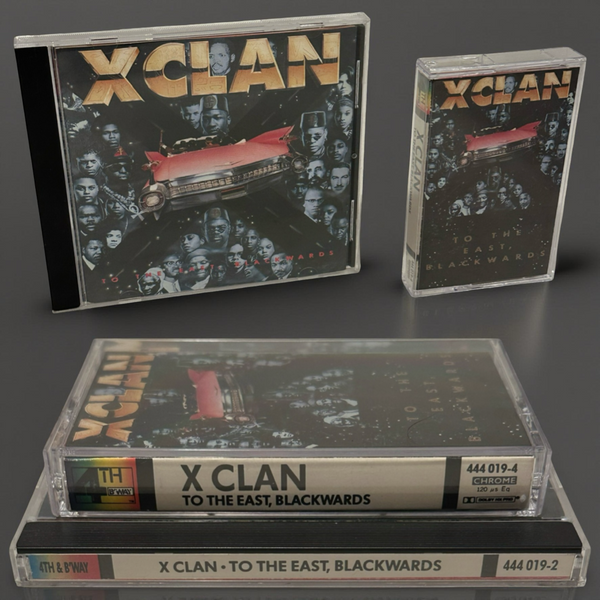 •X-CLAN - TO THE EAST, BLACKWARDS• ~1990 OG PRESSING~ (CD & CASSETTE TAPE)