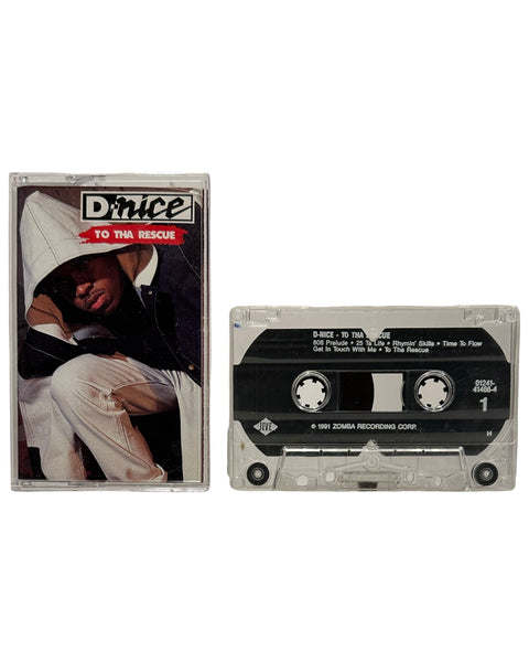 •D-NICE - TO THA RESCUE• ~1991 OG PRESSING~ (CASSETTE TAPE)