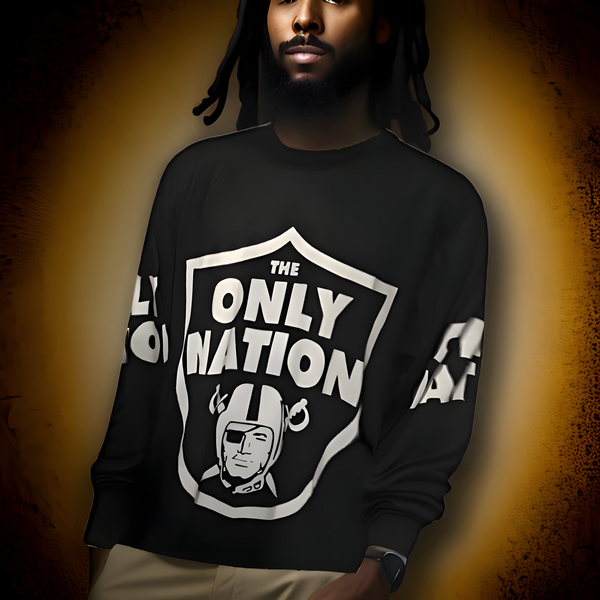 ^THE ONLY NATION^ ~RAIDERS~ LONG SLEEVE TEES