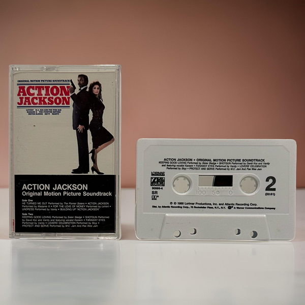 •ACTION JACKSON ~ SOUNDTRACK• ~1988 OG PRESSING~ (CASSETTE TAPE)