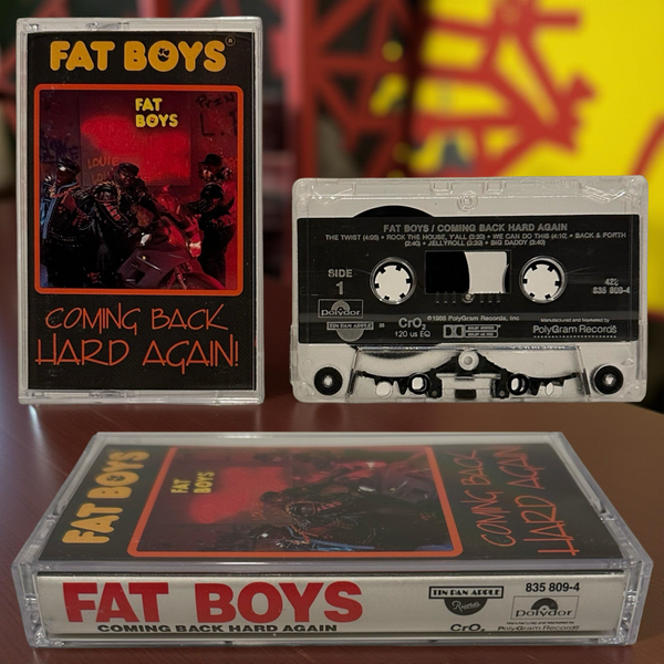 •FAT BOYS ~ COMING BACK HARD AGAIN• ~1988 OG PRESSING~ (CASSETTE TAPE)