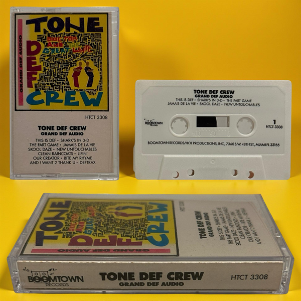•TONE DEF CREW - GRAND DEF AUDIO• ~1989 OG PRESSING~ (CASSETTE TAPE)