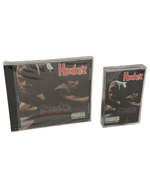 •HOODRATZ - SNEEKE MUTHAFUKAZ• ~1993 OG PRESSINGS~ (PROMO SEALED CD & CASSETTE TAPE)