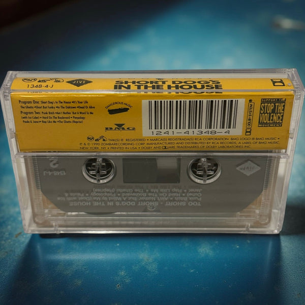 •TOO $HORT - SHORT DOG’S IN THE HOUSE• ~1990 OG PRESSING~ (CASSETTE TAPE)