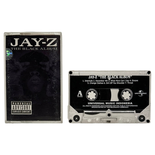 •JAY-Z - THE BLACK ALBUM• ~2003 OG PRESSINGS~ (CD & INDONESIAN CASSETTE TAPE)