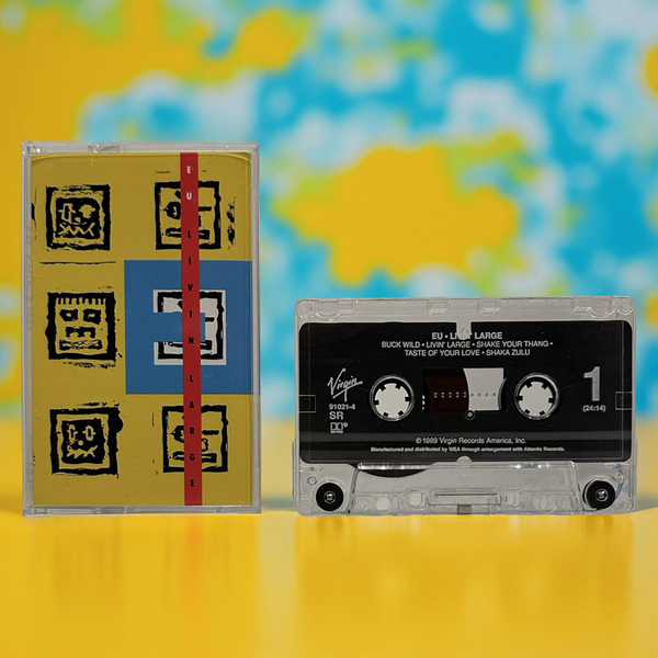 •E.U. - LIVIN’ LARGE• ~1989 OG PRESSING~ (CASSETTE TAPE)