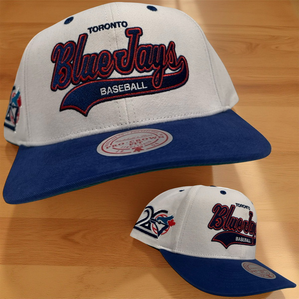 *Toronto Blue Jays* snapback hats by Mitchell & Ness