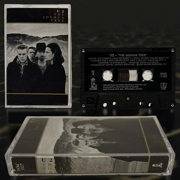 •U2 - “THE JOSHUA TREE”• ~1988 OG CANADIAN PRESSING ~ (CASSETTE TAPE)