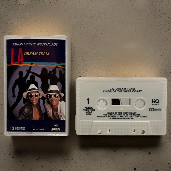 •L.A. DREAM TEAM ~ KINGS OF THE WEST COAST• ~1986 OG PRESSING~ (CASSETTE TAPE)