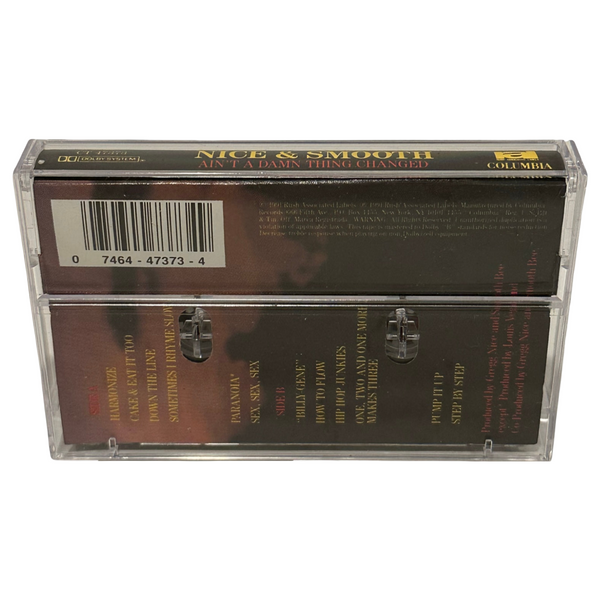 •NICE & SMOOTH ~ AIN’T A DAMN THING CHANGED• ~1991 OG PRESSINGS~ (CD & CASSETTE TAPE)