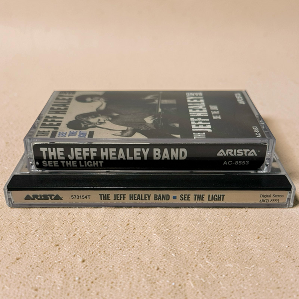 •THE JEFF HEALEY BAND ~ SEE THE LIGHT• ~1988 OG CANADIAN PRESSINGS~ (CD & CASSETTE TAPE)