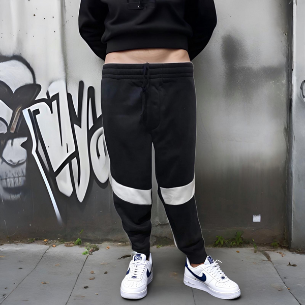 ^SEAN JOHN^ (NAVY-MULTI) POLYESTER JOGGER SWEATPANTS (XB SIZED)