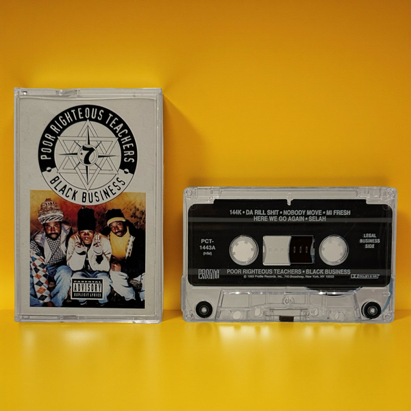 •POOR RIGHTEOUS TEACHERS - BLACK BUSINESS• ~1993 OG PRESSING~ (CASSETTE TAPE)