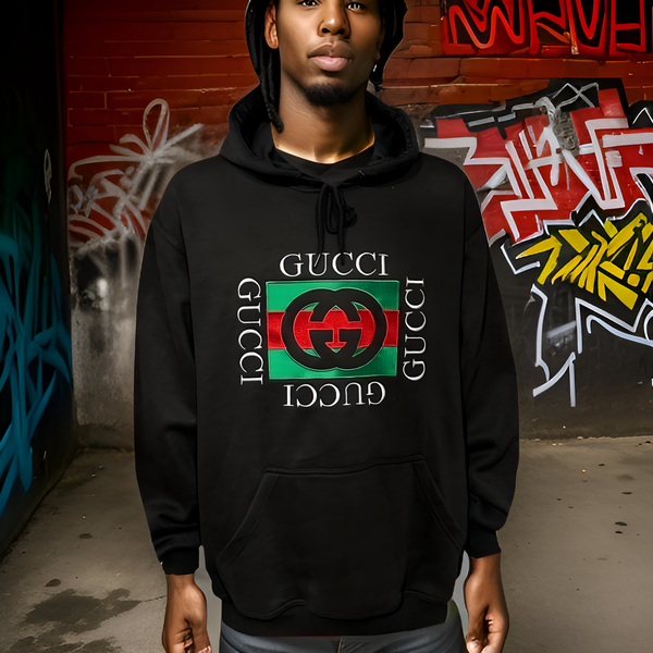 ^GVCC!^ (BLACK-MULTI) LUXURY EMBROIDERED PULLOVER HOODIES