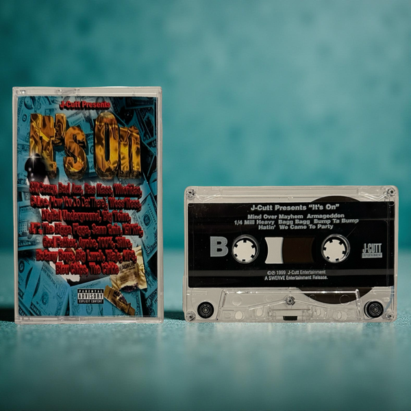 •J-CUTT PRESENTS - “IT’S ON”• ~1999 OG PRESSING~ (CASSETTE TAPE)