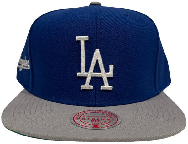 *Los Angeles Dodgers* (Blue) snapback hats by Mitchell & Ness