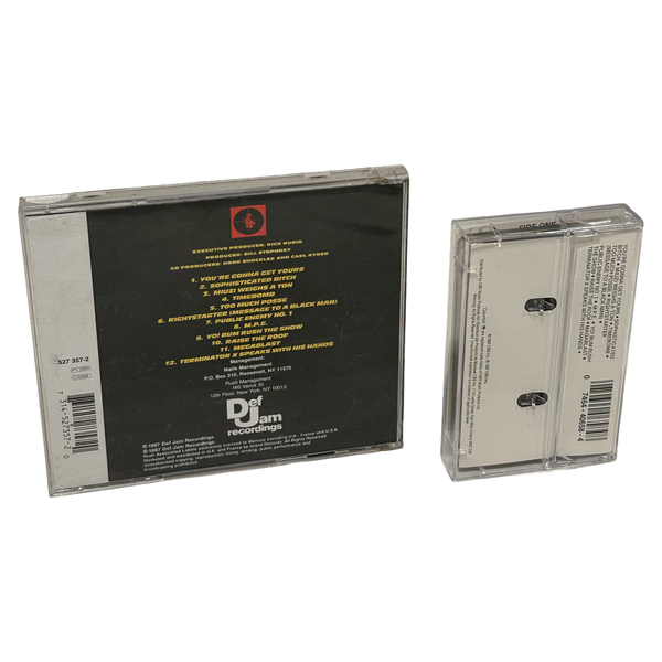 •PUBLIC ENEMY - YO! BUM RUSH THE SHOW• ~1987 OG PRESSINGS~ (CD & CASSETTE TAPE)