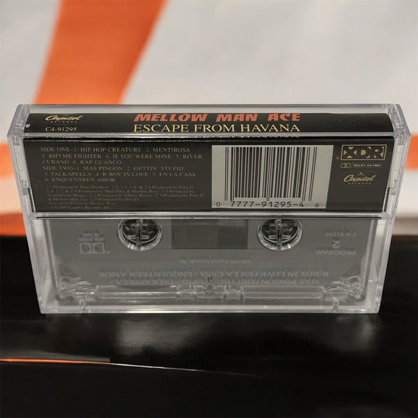 •MELLOW MAN ACE ~ ESCAPE FROM HAVANA• ~1989 OG PRESSING~ (CASSETTE TAPE) (1)