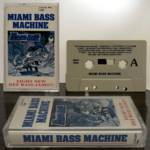 •MIAMI BASS MACHINE - MIAMI BASS MACHINE ~HTF 1989 OG PRESSING~ (CASSETTE TAPE)