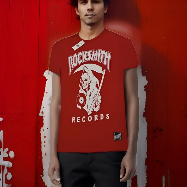 *ROCKSMITH* (RED) ~R.SMITH RECORDS~ SHORT SLEEVE T-SHIRT