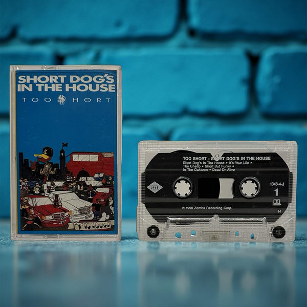 •TOO $HORT - SHORT DOG’S IN THE HOUSE• ~1990 OG PRESSING~ (CASSETTE TAPE)