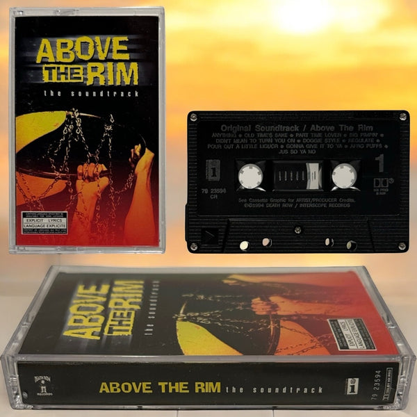 •ABOVE THE RIM - THE SOUNDTRACK• ~1994 OG CANADIAN PRESSING) (BLACK SHELL CASSETTE TAPE)