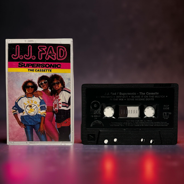 •J.J. FAD - SUPERSONIC• ~1988 OG CANADIAN PRESSING~ (CASSETTE TAPE) (BLACK SHELL) (2)