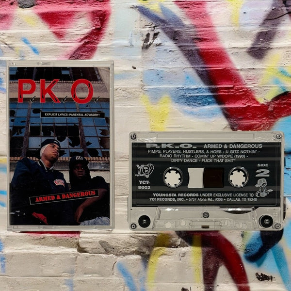 •P.K.O. - ARMED & DANGEROUS• ~1990 OG PRESSING~ (CASSETTE TAPE)