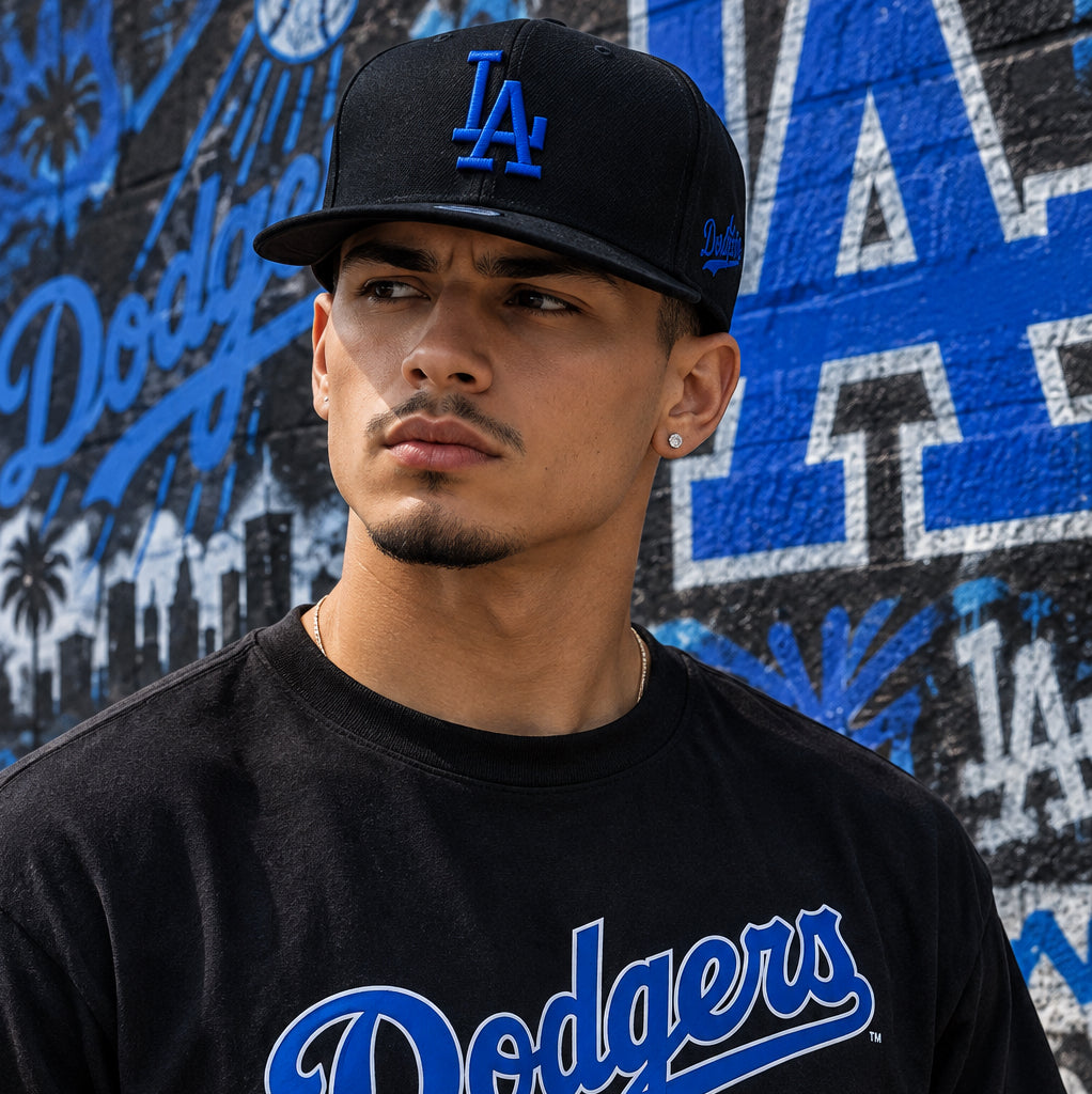 *LOS ANGELES DODGERS* Snapback hats by Mitchell & Ness (Pro Pinch Fit)