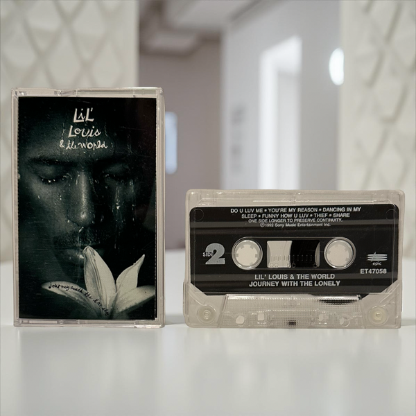 •LIL’ LOUIS & THE WORLD ~JOURNEY WITH THE LONELY• ~1992 OG PRESSING~ (CASSETTE TAPE)