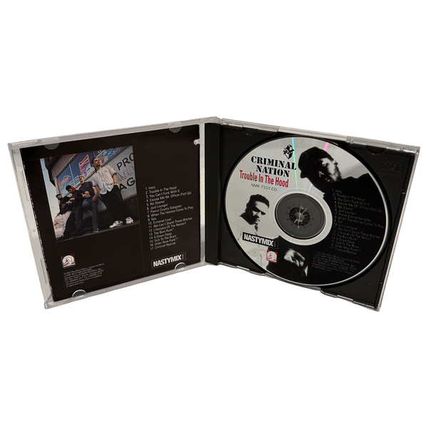 •CRIMINAL NATION - TROUBLE IN THE HOOD• ~1992 OG PRESSINGS~ (CD & CASSETTE TAPE)