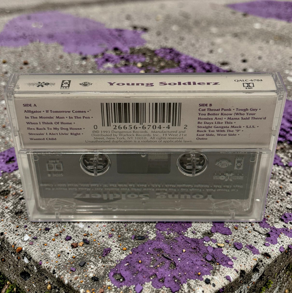 •YOUNG SOLDIERZ ~ YOUNG SOLDIERZ• ~1993 OG PRESSING~ (CASSETTE TAPE)
