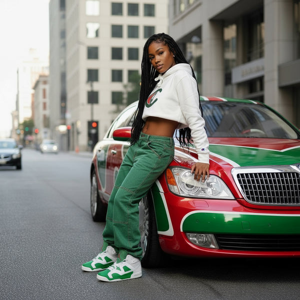 *CROOKS & CASTLES* (WHITE) ~CHAMPION~ PULLOVER CROP TOPS FOR WOMEN (COLLABS)