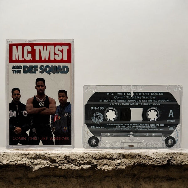 •M.C. TWIST AND THE DEF SQUAD - COMIN’ THRU LIKE WARRIORS• ~1989 OG PRESSING~ (CASSETTE TAPE)