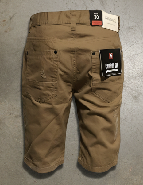 *SOUTHPOLE* (BROWN) •DENIM SHORTS• (RIPPED) (WAIST 30'')