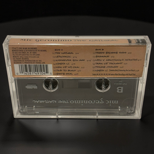 •MIC GERONIMO - THE NATURAL• ~1995 OG PRESSING~ (CASSETTE TAPE)
