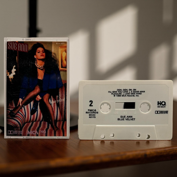 •SUE ANN - BLUE VELVET• ~1988 OG PRESSING~ (CASSETTE TAPE)