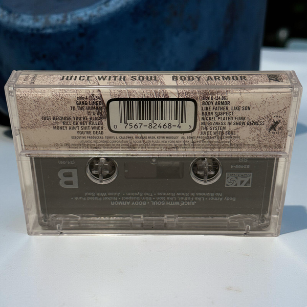 •JUICE WITH SOUL - BODY ARMOUR• ~1993 OG PRESSING~ (CASSETTE TAPE)