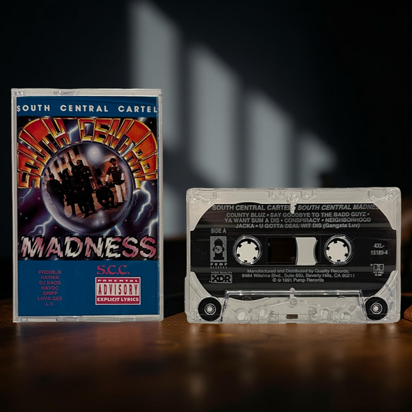 •SOUTH CENTRAL CARTEL - SOUTH CENTRAL MADNESS• ~1991 OG PRESSING~ (CASSETTE TAPE)