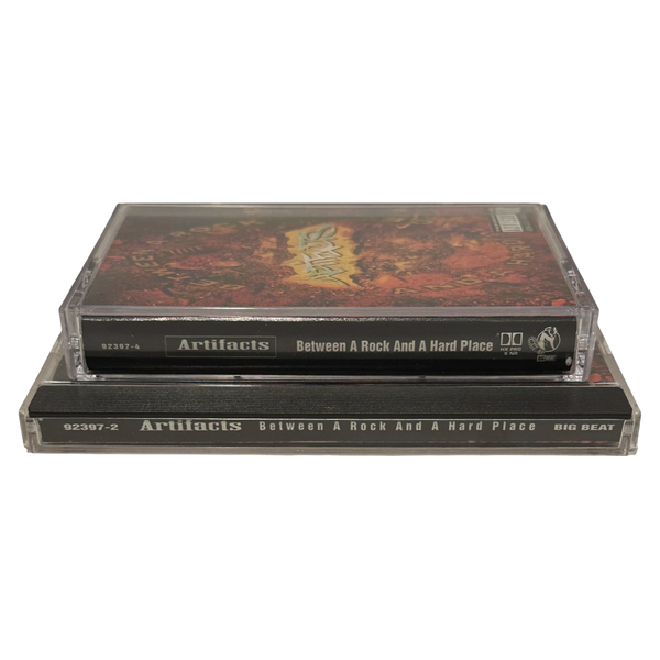 •ARTIFACTS - BETWEEN A ROCK AND A HARD PLACE• ~1994 OG PRESSINGS~ (CD & CASSETTE TAPE)