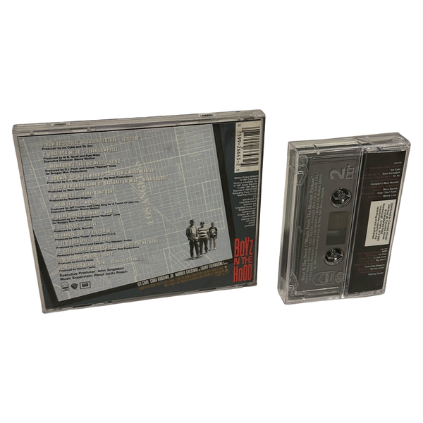 •BOYZ N THE HOOD - MUSIC FROM THE MOTION PICTURE• ~1991 OG CANADIAN PRESSINGS~ (CD & CASSETTE TAPE)