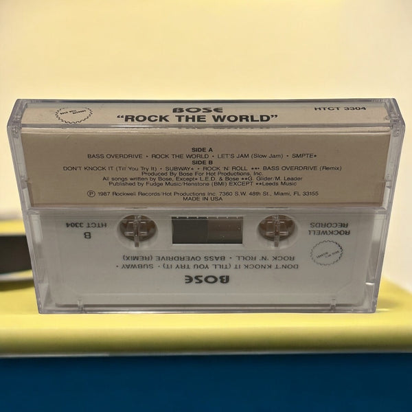 •BOSE - ROCK THE WORLD• ~1987 OG PRESSING~ (CASSETTE TAPE)