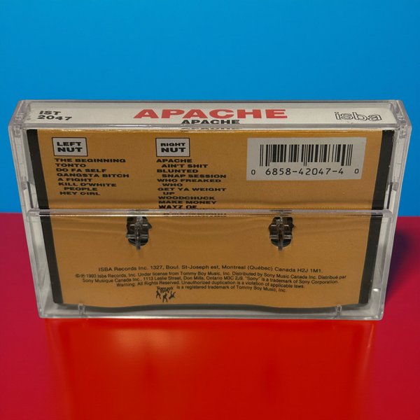 •APACHE - APACHE AIN’T SHIT• ~1993 OG CANADIAN PRESSING~ (CASSETTE TAPE)