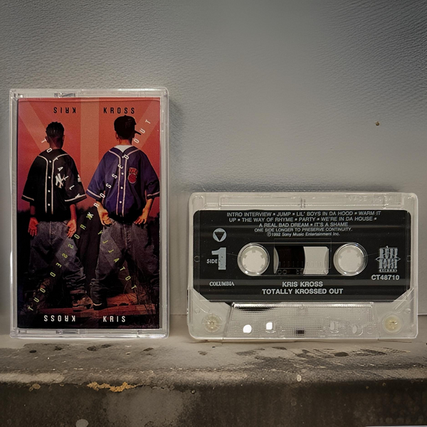 •KRIS KROSS ~ TOTALLY KROSSED OUT• ~1992 OG PRESSING~ (CASSETTE TAPE) (4)