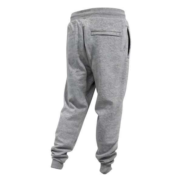 *HUSTLE GANG* (GREY) ~COLLEGIATE~ •KNIT JOGGER SWEATPANTS•