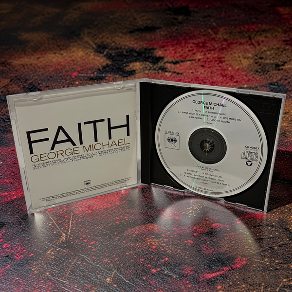 •GEORGE MICHAEL ~ FAITH• ~1987 OG CANADIAN PRESSINGS~ (CD & CASSETTE TAPE)